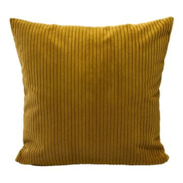 shumee Dekorativna prevleka za vzglavnik z gorčičnimi črtami 30x30 cm