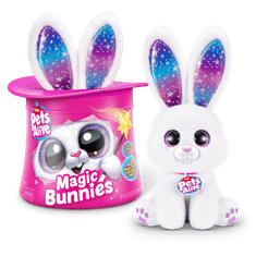 Zuru Pets Alive Magic Bunnies plišasti zajček