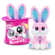 Zuru Pets Alive Magic Bunnies plišasti zajček