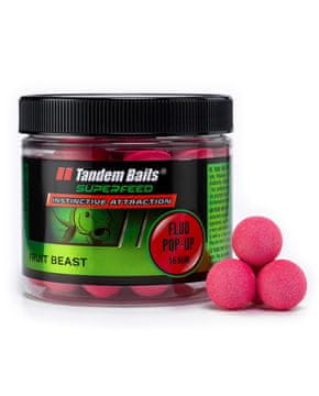 SuperFeed Fluo Pop-Up - plavajoče kroglice 16 mm/70 g Fruit Beast