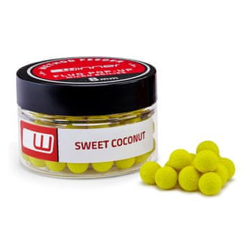 shumee Method/Feeder Fluo Pop-Up Micro Boilies 8mm/20g kokosova sladkost