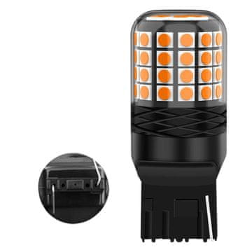 shumee ŽARNICA W21W WY21W T20 LED XSTORM ORANŽNA SMERNIK ZDA