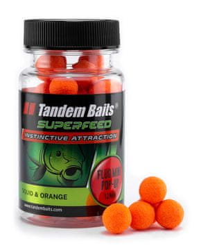 shumee SuperFeed Fluo Mini Pop-Up - plavajoče kroglice 12 mm/30 g lignji in pomaranča