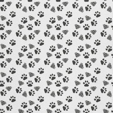 shumee ZUNANJE DEKORATIVNE TKANINE OXFORD - Paws and Diamonds I DX574