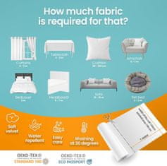 shumee Kraljevski žamet, poliester, za šivanje - karo motiv 29