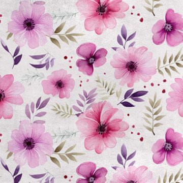 shumee Kraljevski žametni material iz poliestra za šivanje - motiv rož - RDX2976