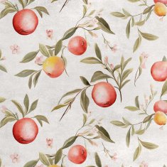 shumee Kraljevski žametni material iz poliestra za šivanje - sadni motiv - RDX2744