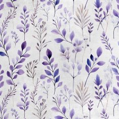 shumee Kraljevski žametni material iz poliestra za šivanje - motiv listov - RDX2137