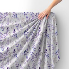 shumee Kraljevski žametni material iz poliestra za šivanje - motiv listov - RDX2137