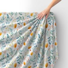 shumee Kraljevski žametni material iz poliestra za šivanje - motiv listov - RDX2448