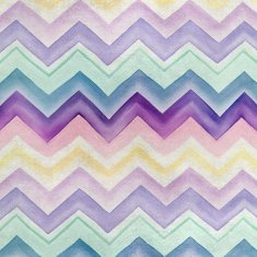 shumee Kraljevski žametni material iz poliestra za šivanje - cikcak motiv - RDX2438