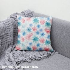 shumee Kraljevski žametni material iz poliestra za šivanje - motiv rož - RDX2714