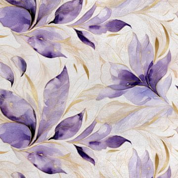 shumee Kraljevski žametni material iz poliestra za šivanje - motiv listov - RDX2041