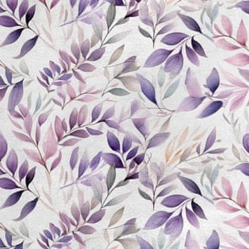 shumee Kraljevski žametni material iz poliestra za šivanje - motiv listov - RDX2099