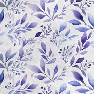 shumee Kraljevski žametni material iz poliestra za šivanje - motiv listov - RDX2142