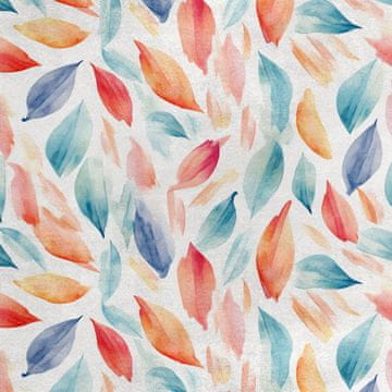 shumee Kraljevski žametni material iz poliestra za šivanje - motiv listov - RDX2845