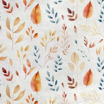 shumee Kraljevski žametni material iz poliestra za šivanje - motiv listov - RDX2025