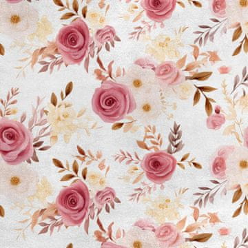 shumee Kraljevski žametni material iz poliestra za šivanje - motiv rož - RDX2791