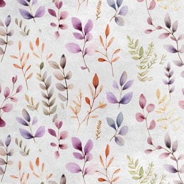 shumee Kraljevski žametni material iz poliestra za šivanje - motiv listov - RDX2021