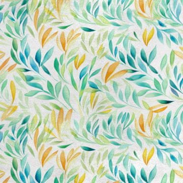 shumee Kraljevski žametni material iz poliestra za šivanje - motiv listov - RDX2059