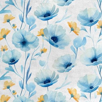 shumee Kraljevski žametni material iz poliestra za šivanje - motiv rož - RDX2920