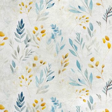 shumee Kraljevski žametni material iz poliestra za šivanje - motiv listov - RDX2656