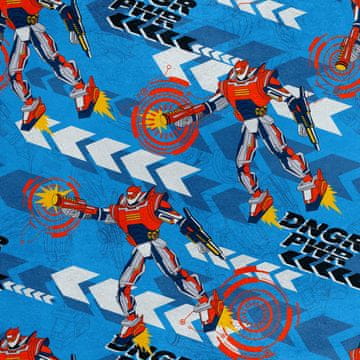 shumee Kraljevski žametni material iz poliestra za šivanje - Motif Fighting Robot