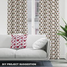 shumee Kraljevski žametni material iz poliestra za šivanje - motiv traktorskih vozil