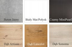 shumee Konzolna dvorana 60x20 iz profilov 15x15 Črna Črna