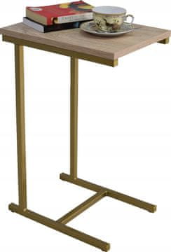 shumee EKO stranska mizica iz profilov Golden Oak Sonoma