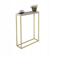 shumee Konzolna dvorana 60x20 iz profilov 15x15 Golden Concrete Light