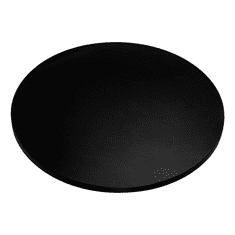 shumee Črna laminirana okrogla mizna plošča, premera 68 cm, za mizo ali klubsko mizico
