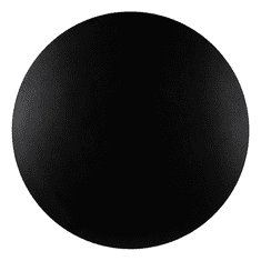 shumee Črna laminirana okrogla mizna plošča, premera 68 cm, za mizo ali klubsko mizico