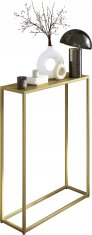 shumee Konzola za hodnik iz kovinskih profilov 15x15, 60x20, zlata