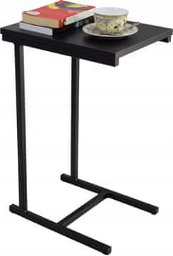 shumee EKO stranska mizica iz črnih črnih profilov