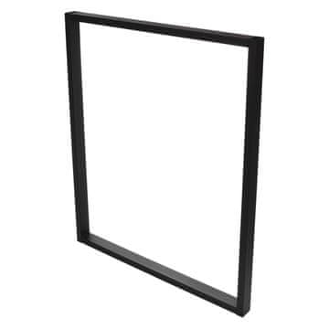 shumee SIMPLE-4x2 Noga za mizo 40x72cm kovinska črna x1 kos.