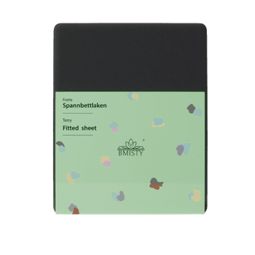 shumee 200 g/m2 Debela frotirna rjuha 120 x 200 črne barve