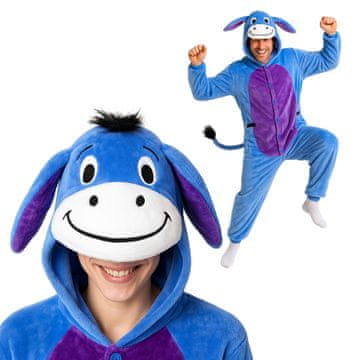 shumee Onesie Kigurumi Pižama Kostum Eeyore Donkey L: 165 - 175 cm