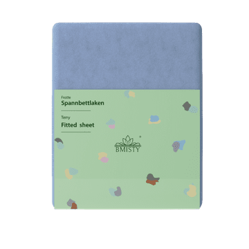 shumee 200 g/m2 Debela frotirna rjuha 90 x 200 nebesno modra