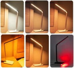 LuDream Focus - Black LED namizna svetilka brez modre sestavine