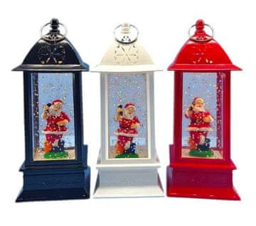 shumee BOŽIČNA LAMPENKA Z BOŽIČKOM IN LED SNEŽNIM UČINKOM - BOŽIČNA DEKORACIJA