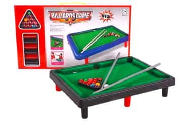 shumee 44 CM OTROŠKA BILJARDNA MIZA - BILJARDNI KOMPLET S KOCKAMI IN KROGLAMI