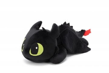 shumee MASKOTA ZMAJ NOČNI BES ČRNE PLIŠASTE IGRAČE 55 CM