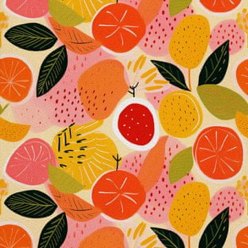 shumee ZUNANJE DEKORATIVNE TKANINE OXFORD - Sadni motiv | DX6058