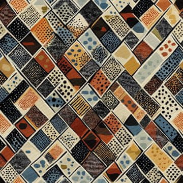 shumee ZUNANJE DEKORATIVNE TKANINE OXFORD - Afriški motiv | DX18027