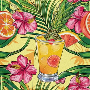 shumee ZUNANJE DEKORATIVNE TKANINE OXFORD - Motiv koktajl | DX8620