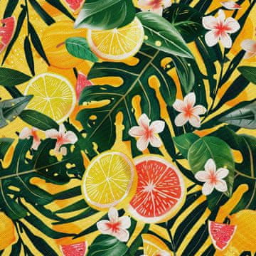 shumee ZUNANJE DEKORATIVNE TKANINE OXFORD - poletni motiv | DX8965