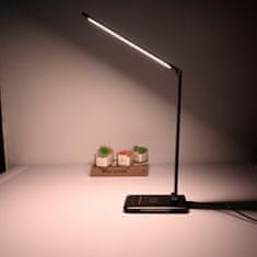 LuDream Focus Charge+ Black LED namizna svetilka brez modre sestavine