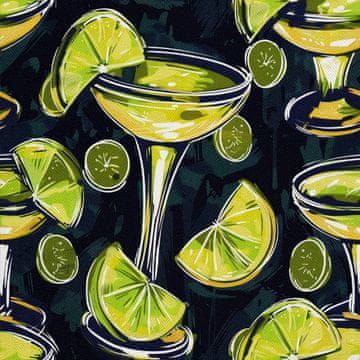 shumee ZUNANJE DEKORATIVNE TKANINE OXFORD - Motiv koktajl | DX8817