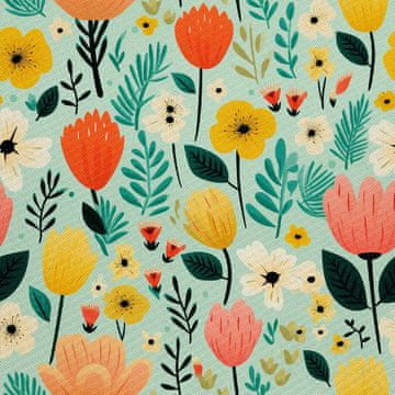 shumee ZUNANJE DEKORATIVNE TKANINE OXFORD - poletni motiv | DX8915